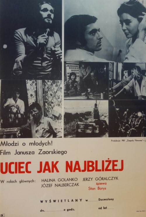 Uciec jak najbliżej - Affiches