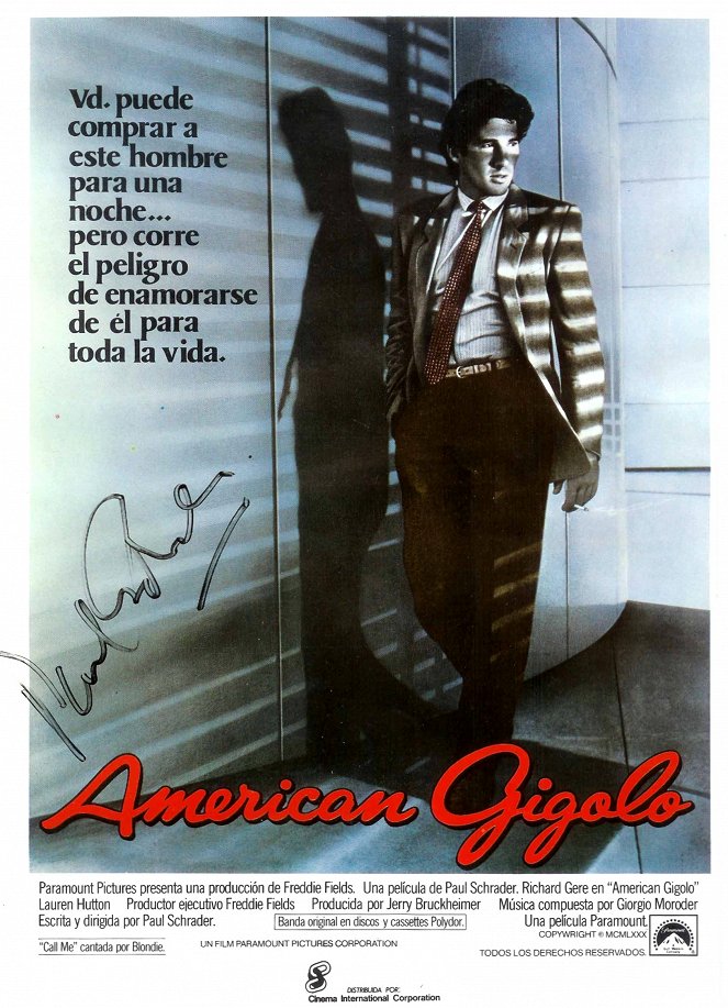 American Gigolo - Carteles