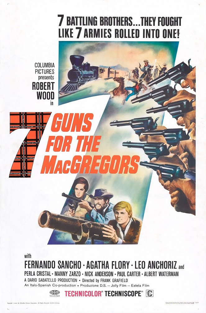 Seven Guns for the MacGregors - Posters