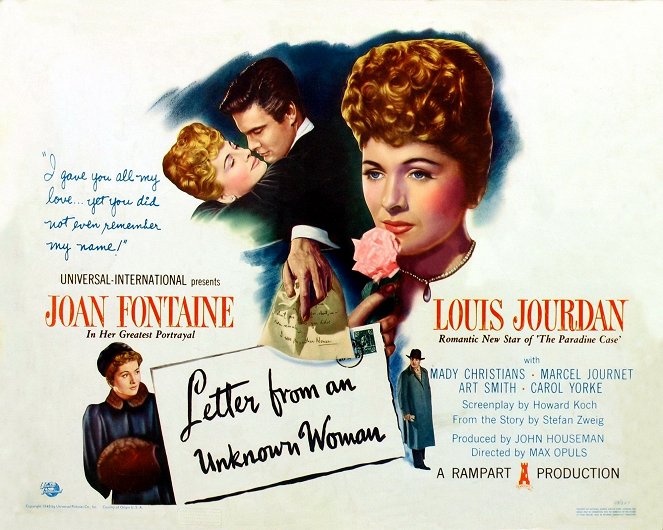 Letter from an Unknown Woman - Posters