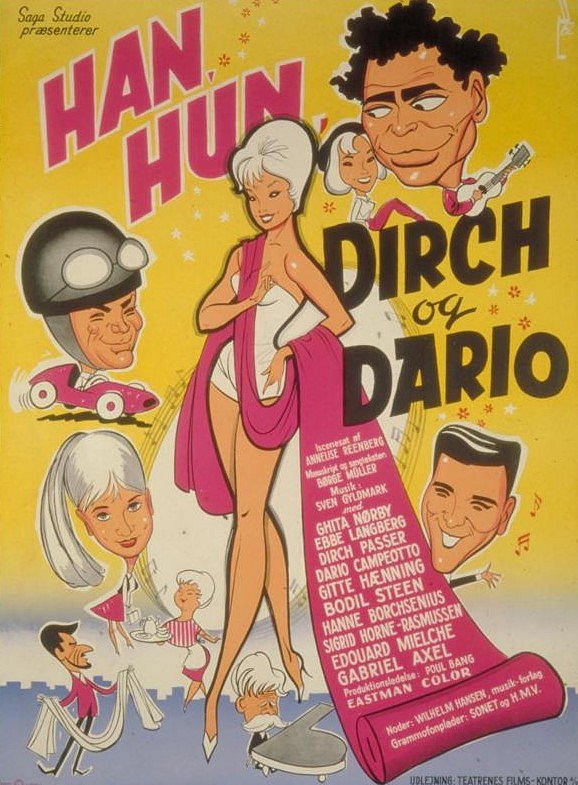 Han, Hun, Dirch og Dario - Plakáty
