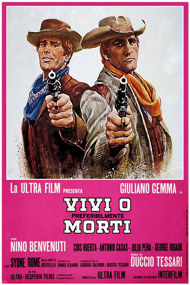 Vivi o, preferibilmente, morti - Posters