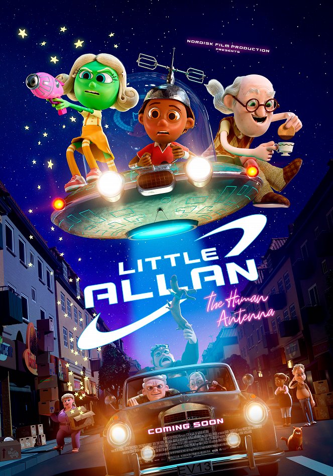 Lille Allan - den menneskelige antenne - Plakate