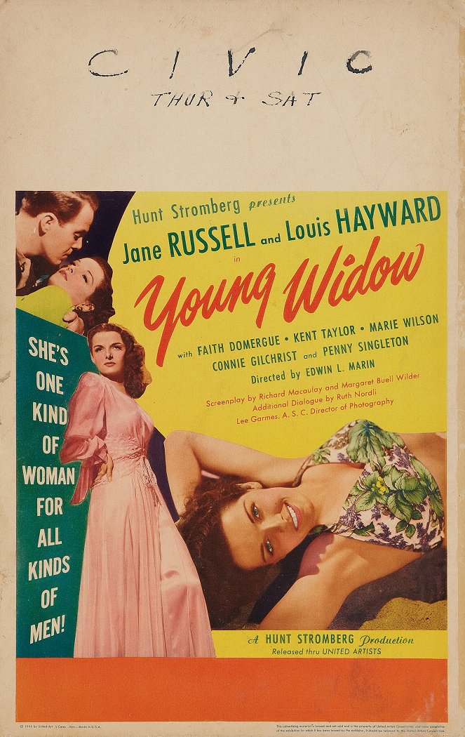 Young Widow - Affiches