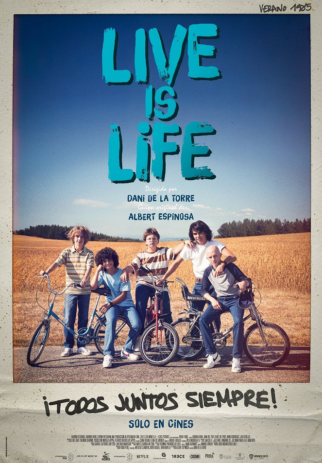 Live is Life: La gran aventura - Carteles