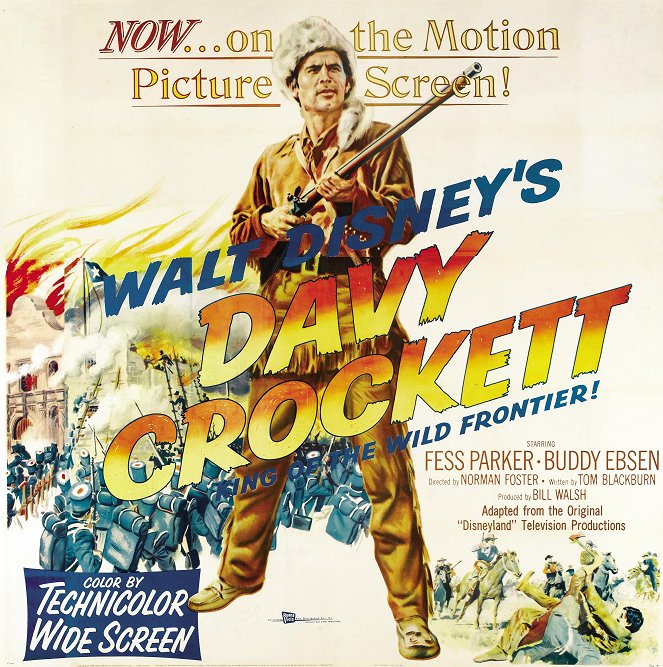 Davy Crockett, król pogranicza - Plakaty