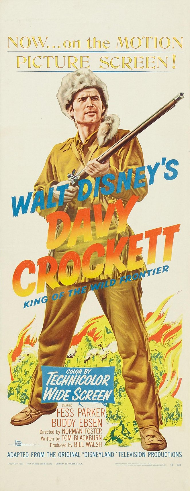 Davy Crockett: Rey de la frontera - Carteles