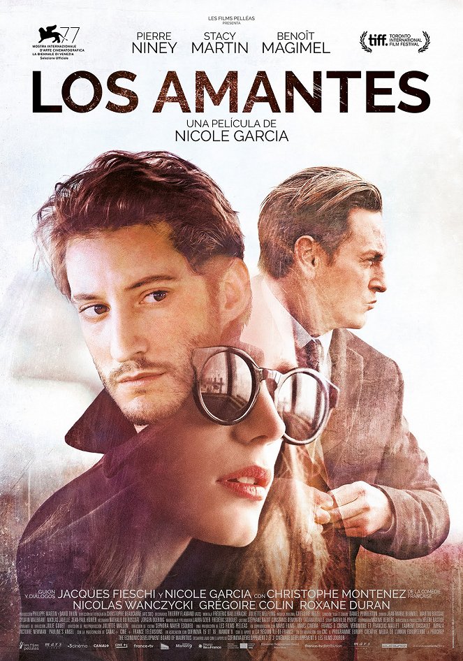 Los amantes - Carteles