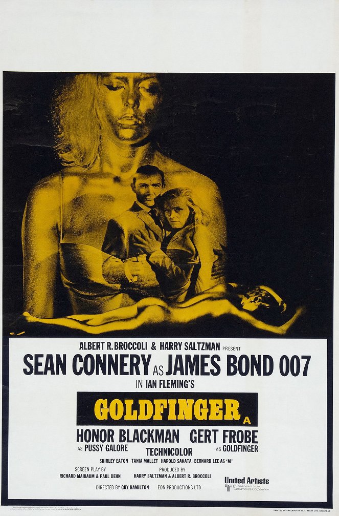 Goldfinger - Plagáty