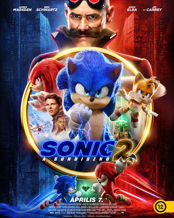 Sonic, a sündisznó 2 - Plakátok