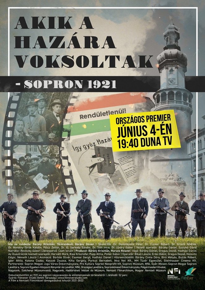 Akik a hazára voksoltak – Sopron 1921 - Plakate