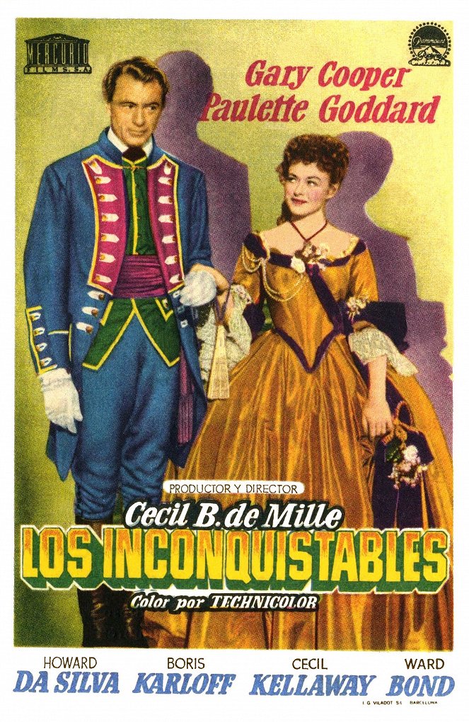 Los inconquistables - Carteles