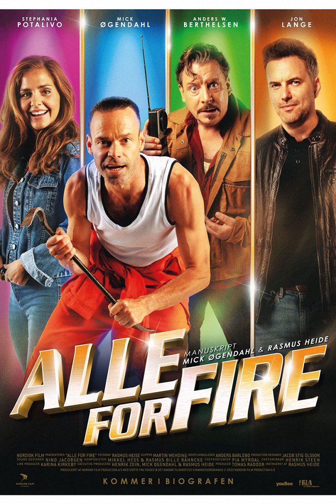 Alle for fire - Plakate