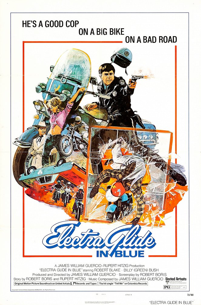 Electra Glide in Blue - Moottoripyöräpoliisi - Julisteet