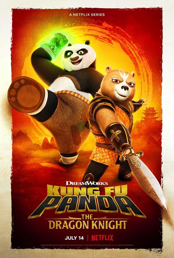 Kung Fu Panda: Dračí rytíř - Série 1 - Plagáty