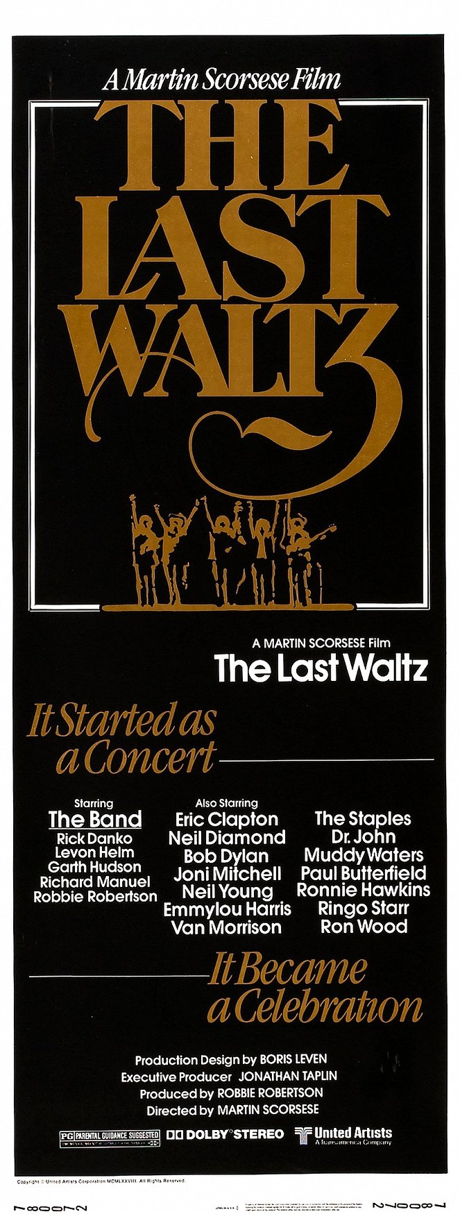 The Band in Concert - The Last Waltz - Posters