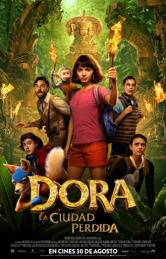 Dora y la ciudad perdida - Carteles