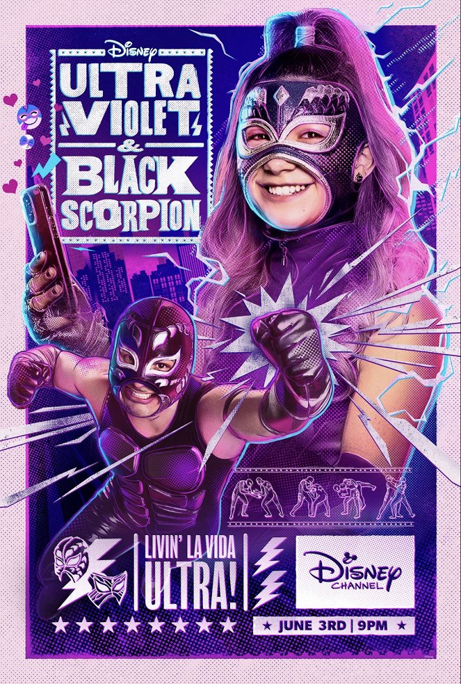 Ultra Violet & Black Scorpion - Plakate