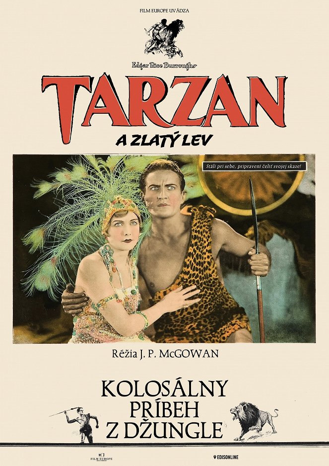 Tarzan a zlatý lev - Plagáty