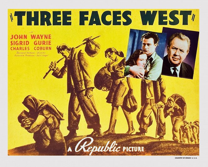 Three Faces West - Posters