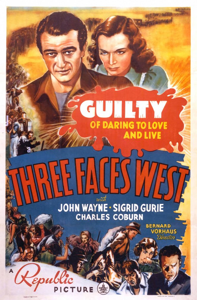 Three Faces West - Plakátok