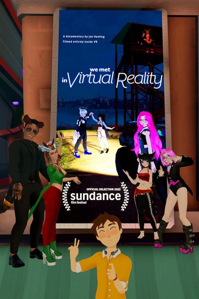 Nos conocimos en realidad virtual - Carteles