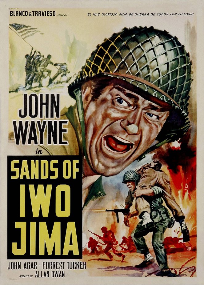 V písku ostrova Iwo Jima - Plakáty