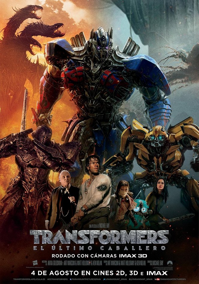 Transformers: El último caballero - Carteles
