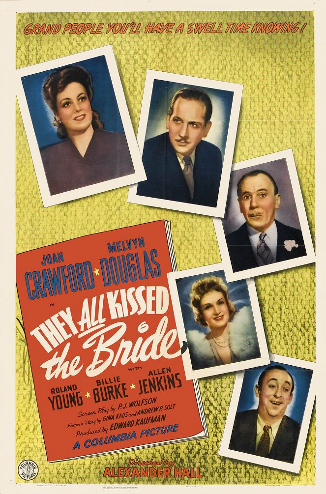 They All Kissed the Bride - Plakate
