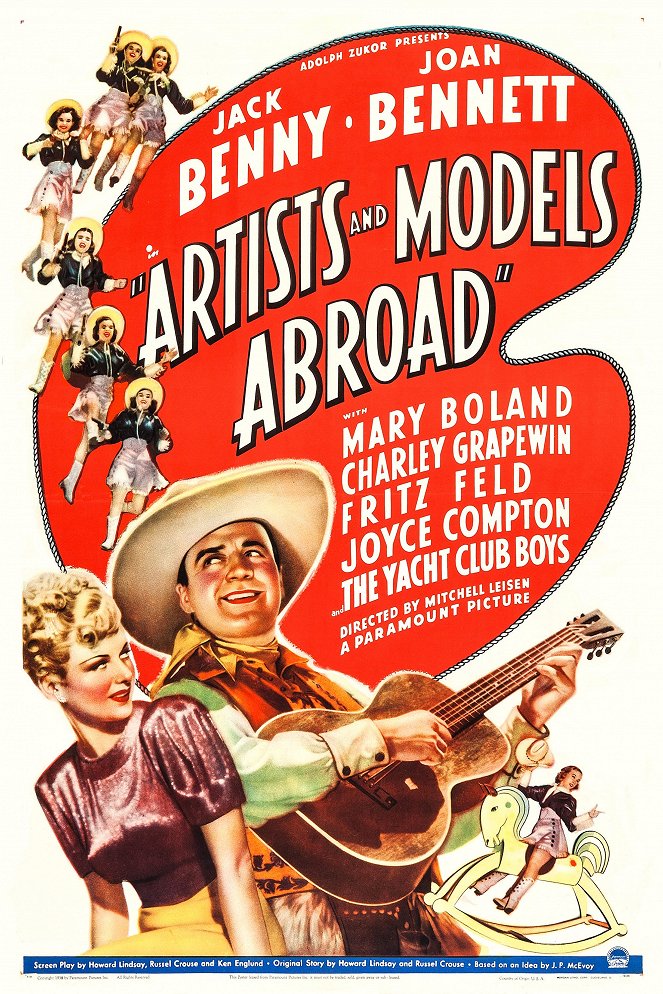 Artists and Models Abroad - Plakátok