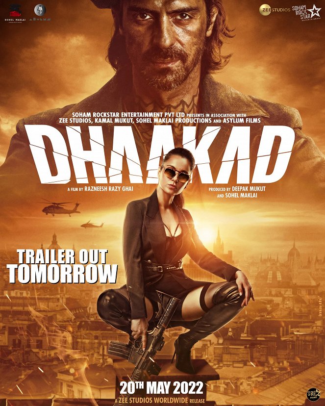 Dhaakad - Plakate