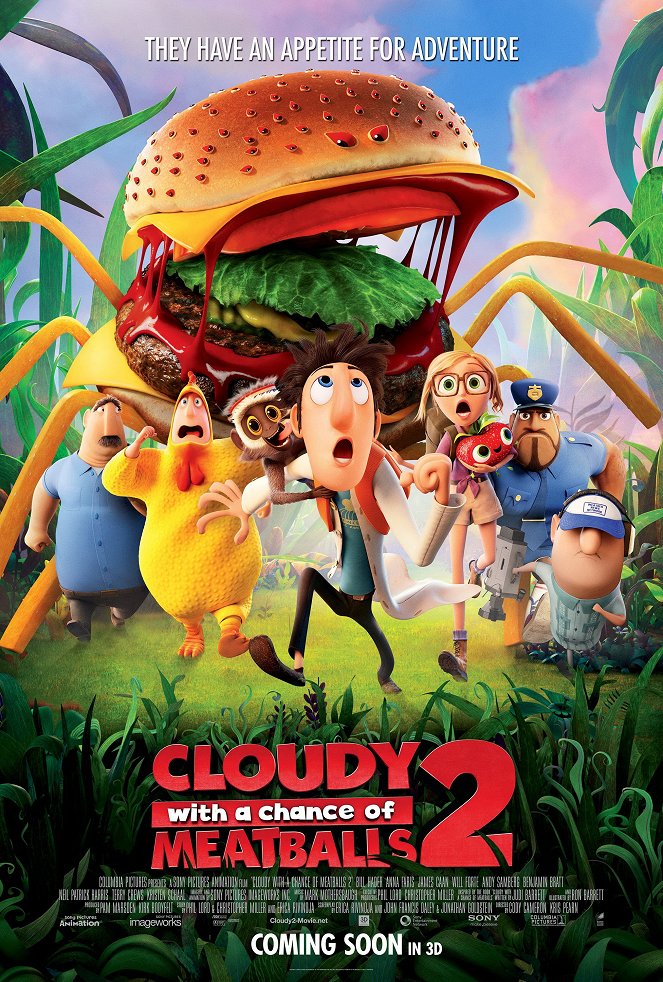 Cloudy with a Chance of Meatballs 2 - Posters