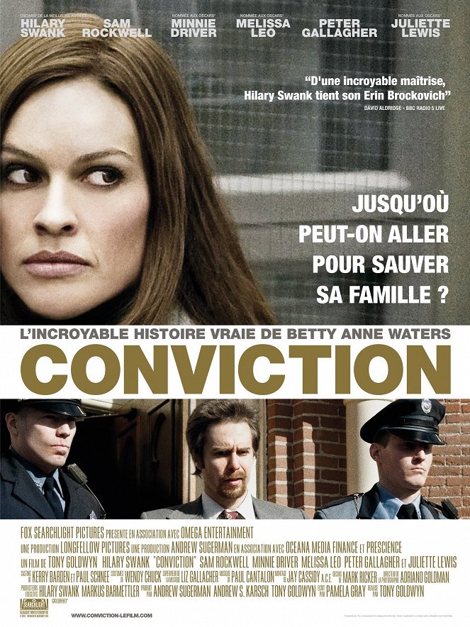 Conviction - Affiches