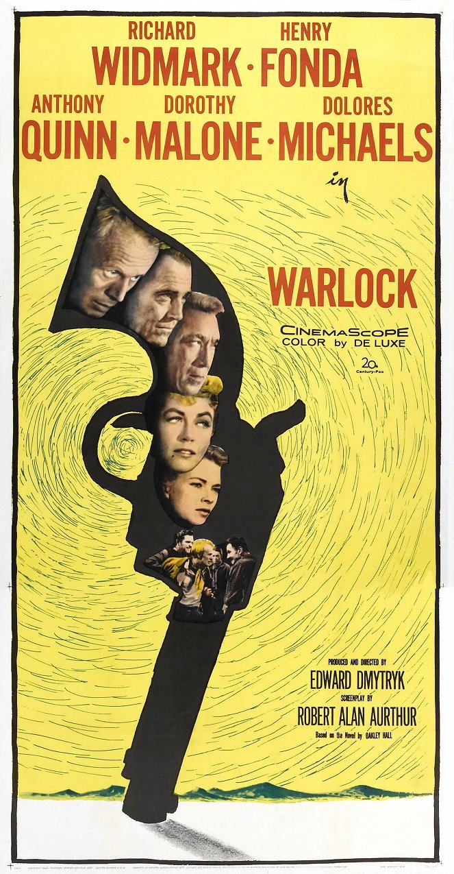 "Warlock" De stad zonder wet - Posters