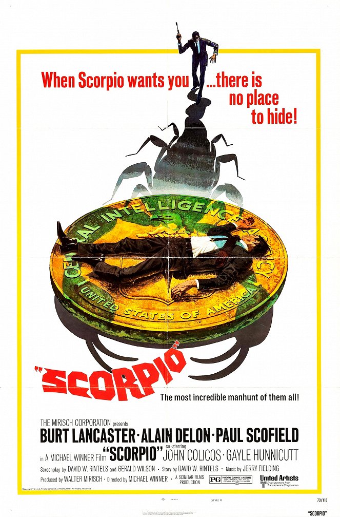 Scorpio, der Killer - Plakate
