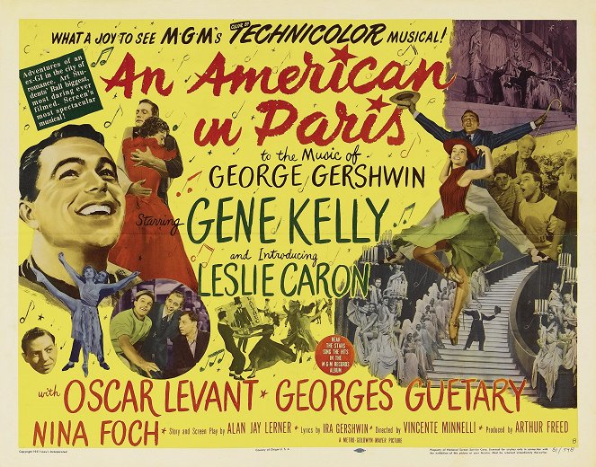 Američan v Paříži - Plakáty