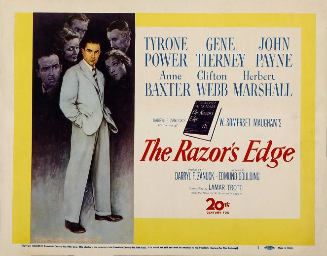 The Razor's Edge - Affiches