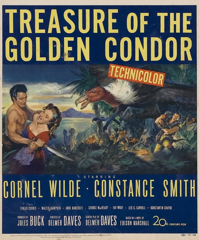 Treasure of the Golden Condor - Affiches