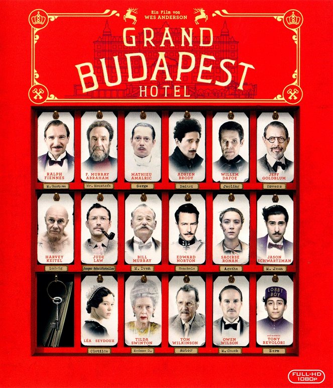 Grand Budapest Hotel - Plakate