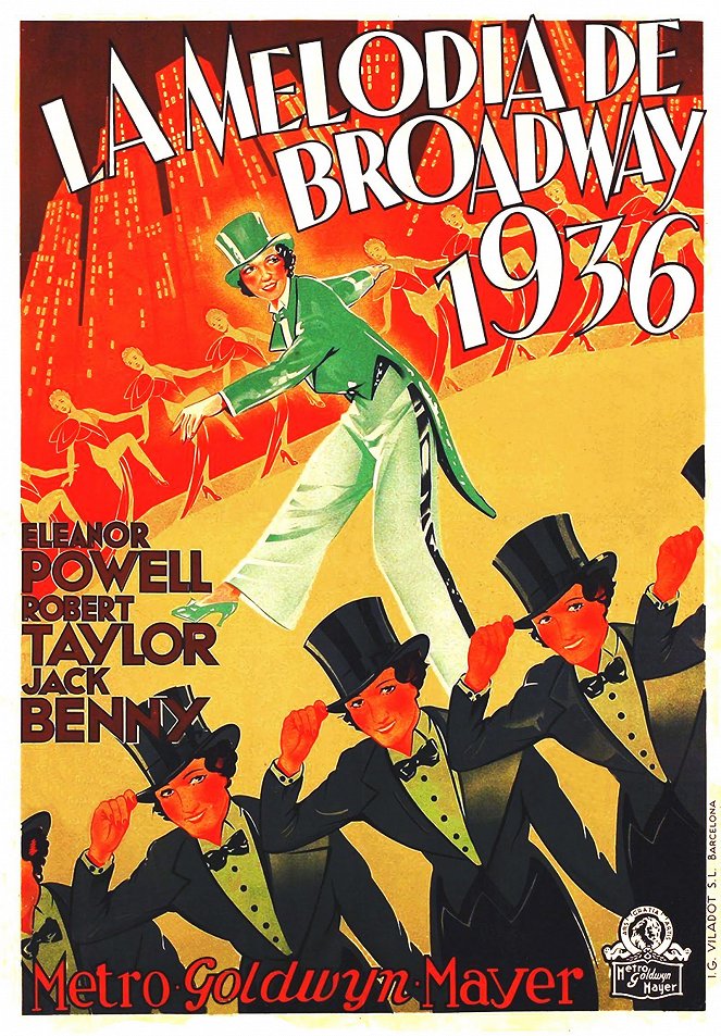 La melodía de Broadway 1936 - Carteles