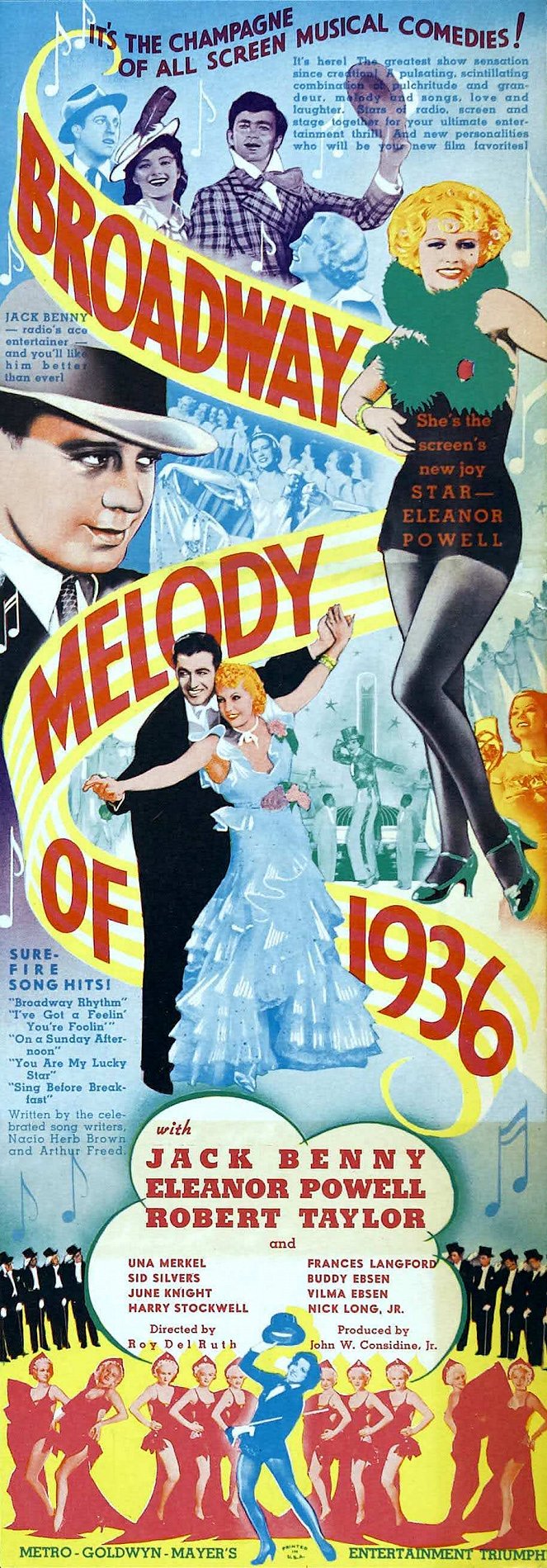 Broadway Melody of 1936 - Cartazes