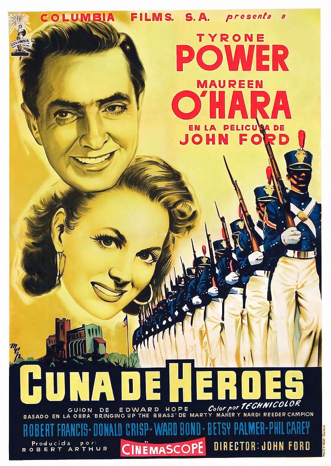 Cuna de héroes - Carteles