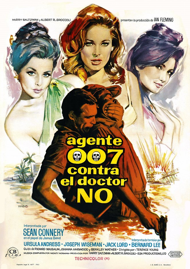 L'agent 007 contra el doctor No - Carteles