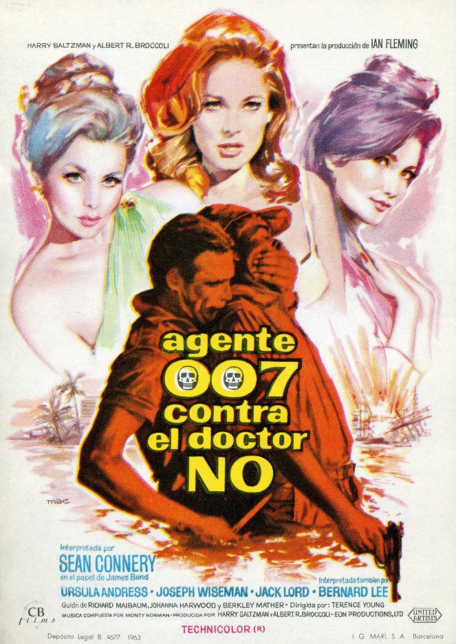 L'agent 007 contra el doctor No - Carteles