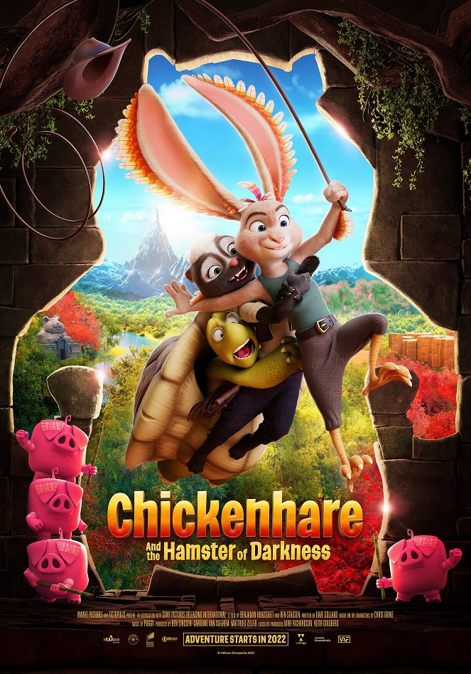 Chickenhare and the Hamster of Darkness - Posters