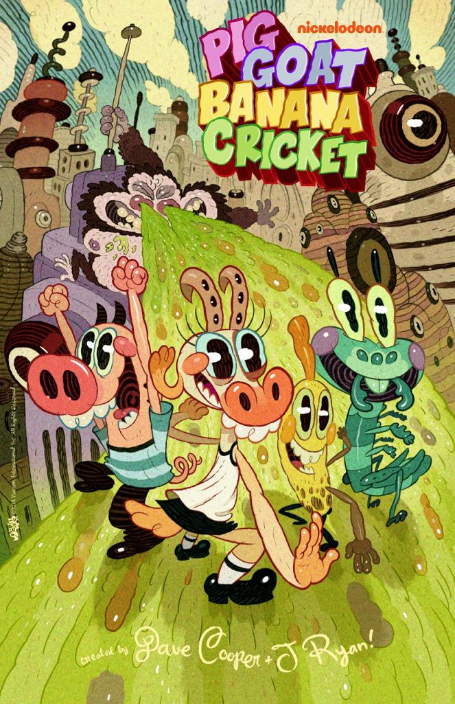 Pig Goat Banana Cricket - Affiches
