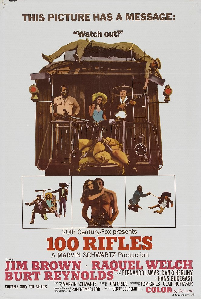 100 Rifles - Posters