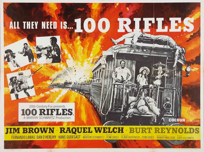 100 Rifles - Cartazes