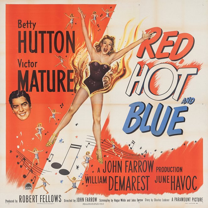 Red, Hot and Blue - Cartazes