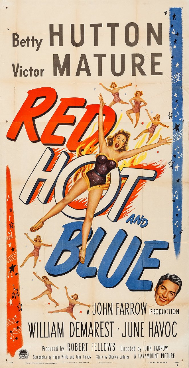 Red, Hot and Blue - Affiches